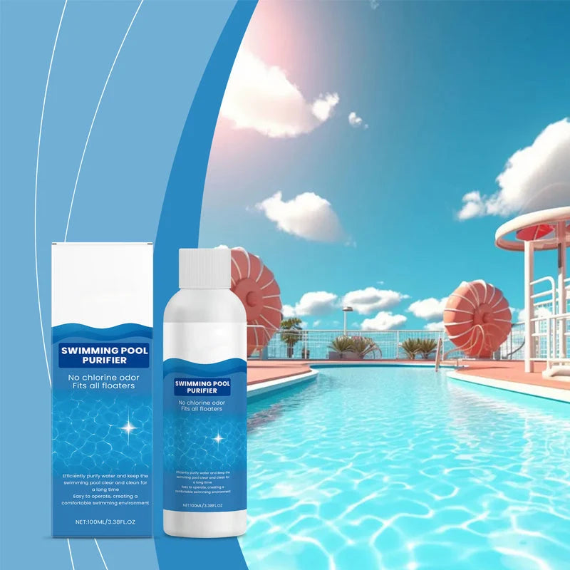 Inflatable Pool Water Cleaner Chlorine-Free Algaecide