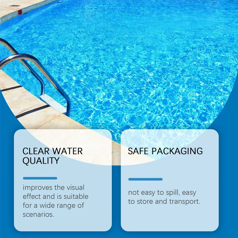 Inflatable Pool Water Cleaner Chlorine-Free Algaecide