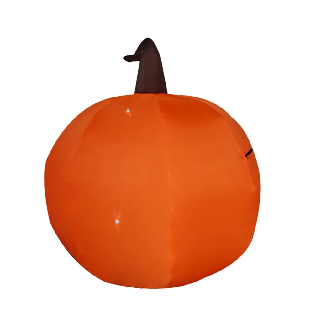 Inflatable Pumpkin Large Glowing Green Eyes Weatherproof