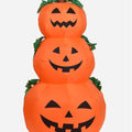 Inflatable Pumpkin Three-Tier Built-In Blower Weatherproof & UV-Resistant