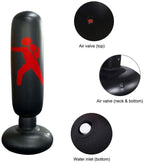 Inflatable Punching Bag Water Fill Base Adjustable Height
