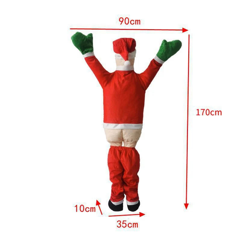 Inflatable Santa 5 Ft 7 In Weather-Resistant Movable Arms