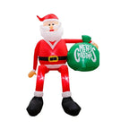 Inflatable Santa 8-Foot Built-In LED Weather-Resistant
