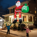 Inflatable Santa 8-Foot LED Waterproof Polyester