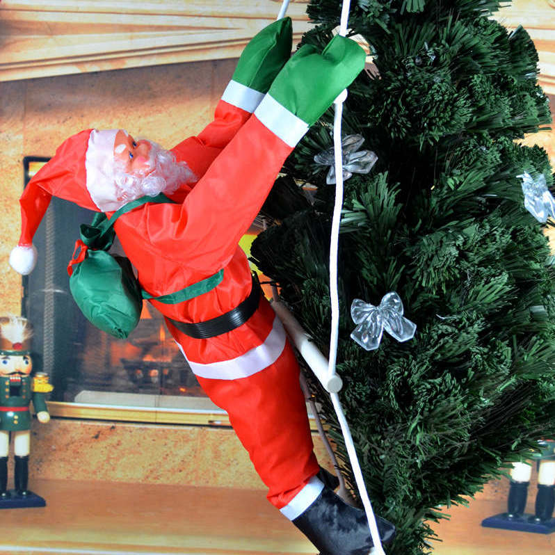 Inflatable Santa Blower Included Climbing Rope