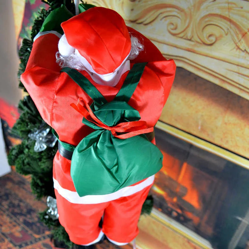 Inflatable Santa Blower Included Climbing Rope