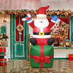 Inflatable Santa Built-In Blower & LED Lights