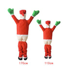 Inflatable Santa Claus Movable Arms Weather-Resistant