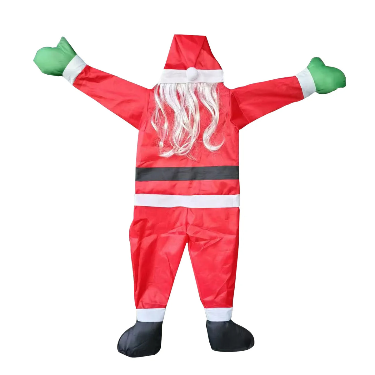 Inflatable Santa Costume Quick-Inflate Lightweight Full-Body