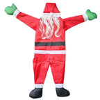 Inflatable Santa Costume Quick-Inflate Lightweight Full-Body