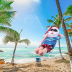Inflatable Santa Decoration Quick Inflate & Weather-Resistant Hammock Design