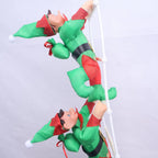 Inflatable Santa Ladder Three Santas Indoor/Outdoor