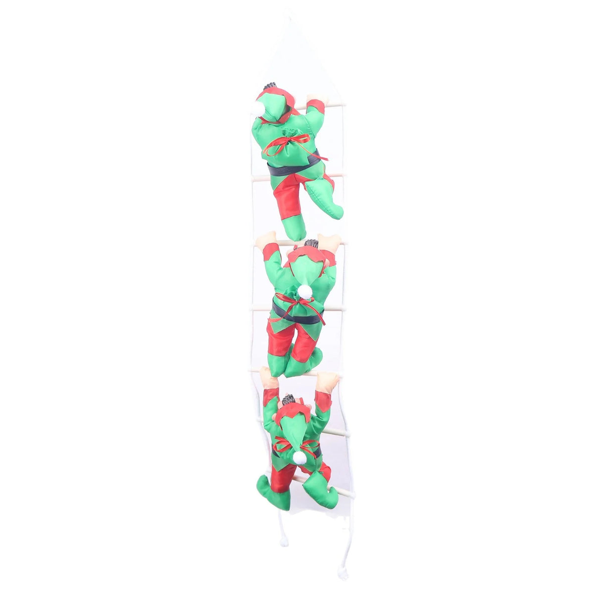 Inflatable Santa Ladder Three Santas Indoor/Outdoor