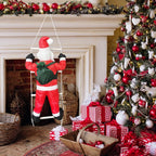 Inflatable Santa On Ladder Weatherproof LED Lights