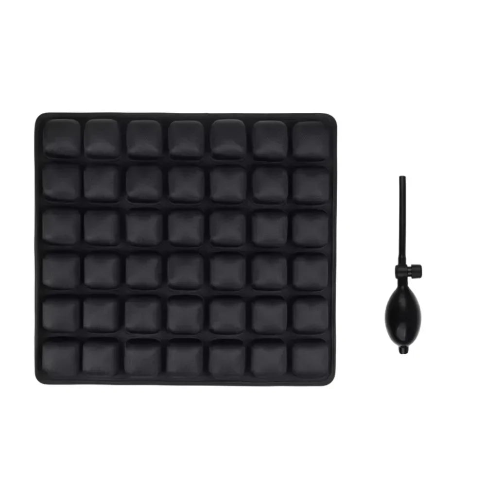 Inflatable Seat Cushion Adjustable Firmness Pressure Relief