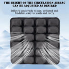 Inflatable Seat Cushion Adjustable Firmness Pressure Relief