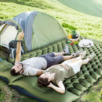 Inflatable Sleeping Pad Double Ultralight 40D Nylon