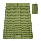Inflatable Sleeping Pad Self-Inflating With Pump 40D Nylon Waterproof