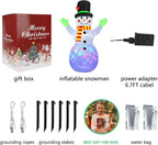 Inflatable Snowman LED Lighted Weather-Resistant 84 Inch