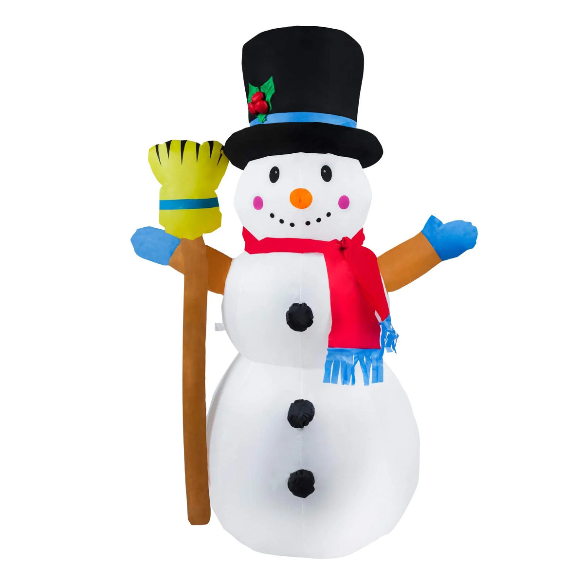 Inflatable Snowman Quick Inflate Weather-Resistant Blower & Stakes