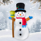 Inflatable Snowman Quick Inflate Weather-Resistant Blower & Stakes