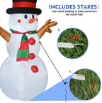 Inflatable Snowman Quick-Inflate Weatherproof Indoor & Outdoor