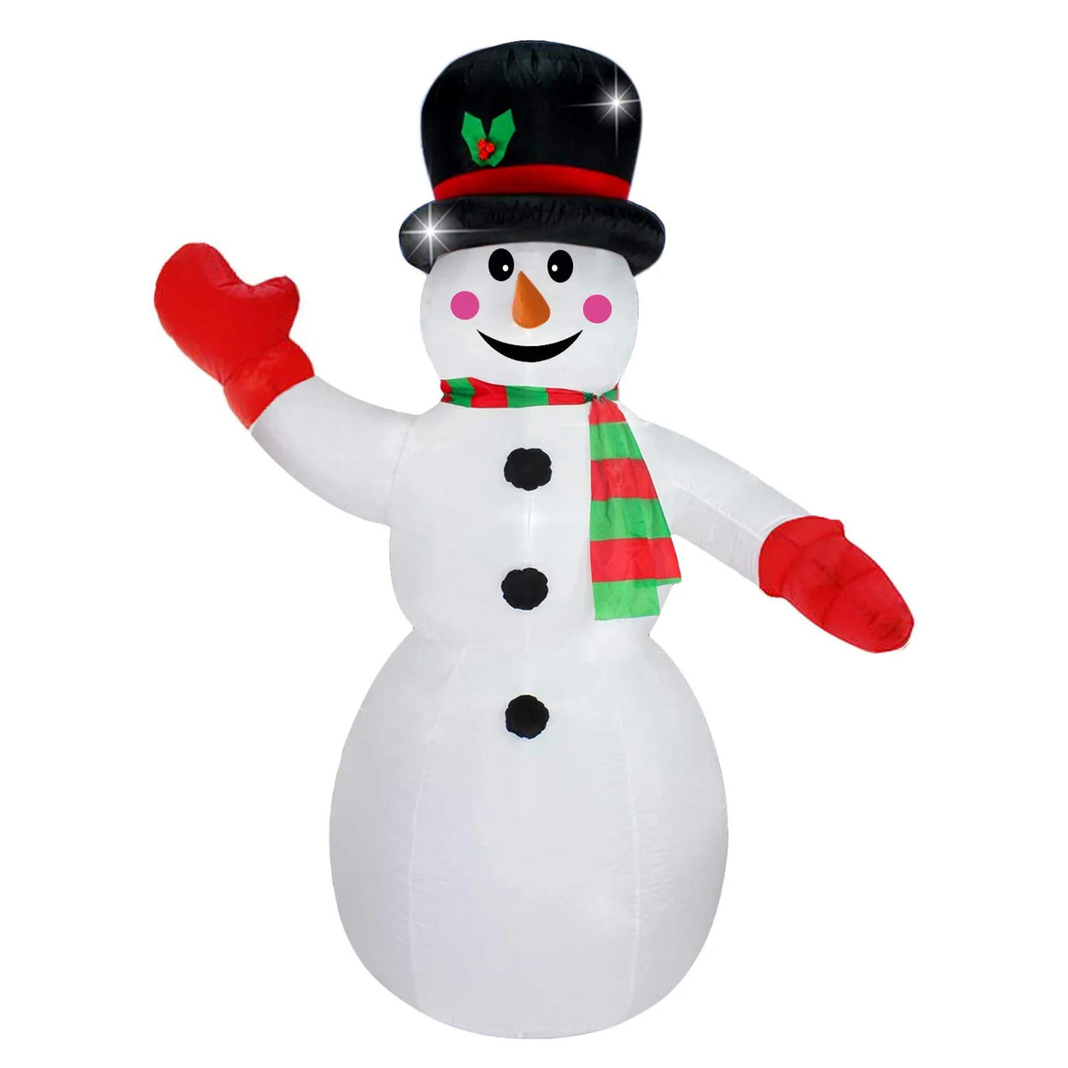 Inflatable Snowman Quick-Setup Weather-Resistant Indoor & Outdoor