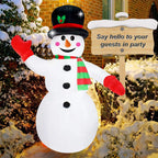 Inflatable Snowman Quick-Setup Weather-Resistant Indoor & Outdoor