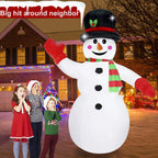 Inflatable Snowman Quick-Setup Weather-Resistant Indoor & Outdoor
