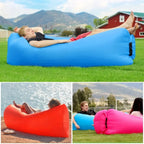 Inflatable Sofa No-Pump Ripstop Polyester Ergonomic Headrest