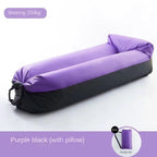 Inflatable Sofa No-Pump Ripstop Polyester Ergonomic Headrest