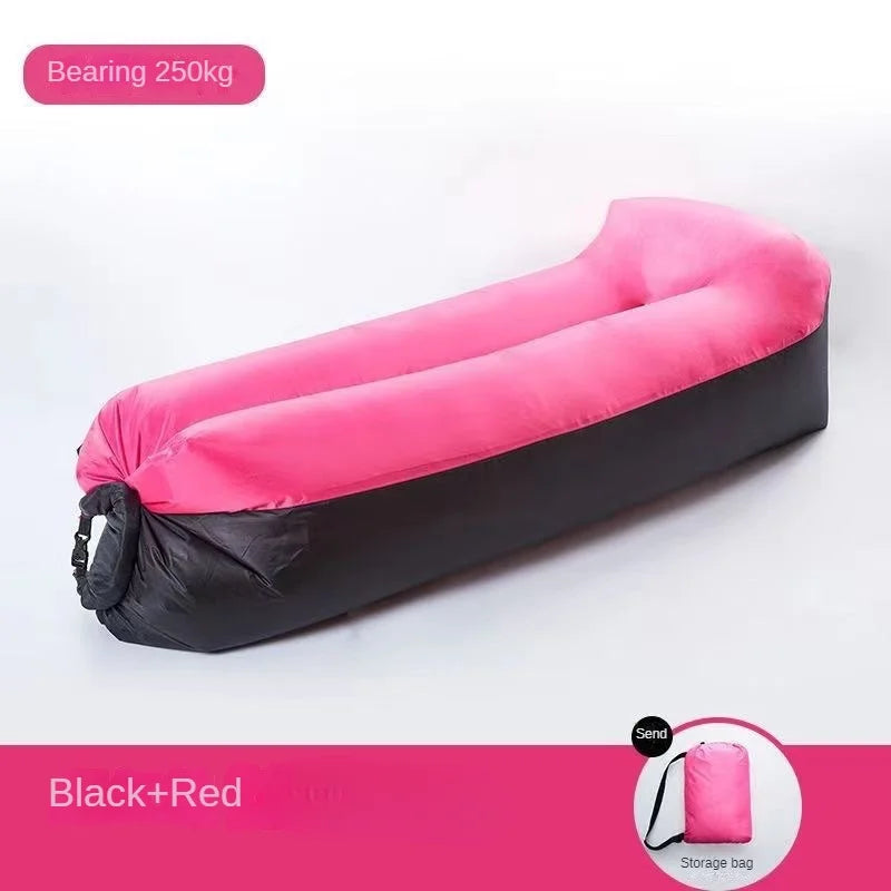 Inflatable Sofa No-Pump Ripstop Polyester Ergonomic Headrest