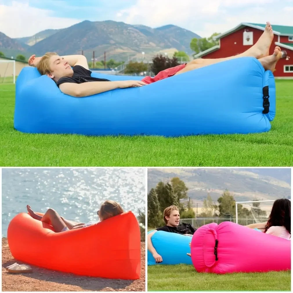 Inflatable Sofa No Pump Waterproof & Tear-Resistant