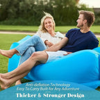 Inflatable Sofa No Pump Waterproof & Tear-Resistant