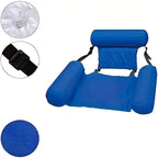 Inflatable Swimming Chair Ergonomic Backrest & Armrests