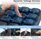 Inflatable Travel Cushion Ergonomic Air-Cell Support & Adjustable Firmness