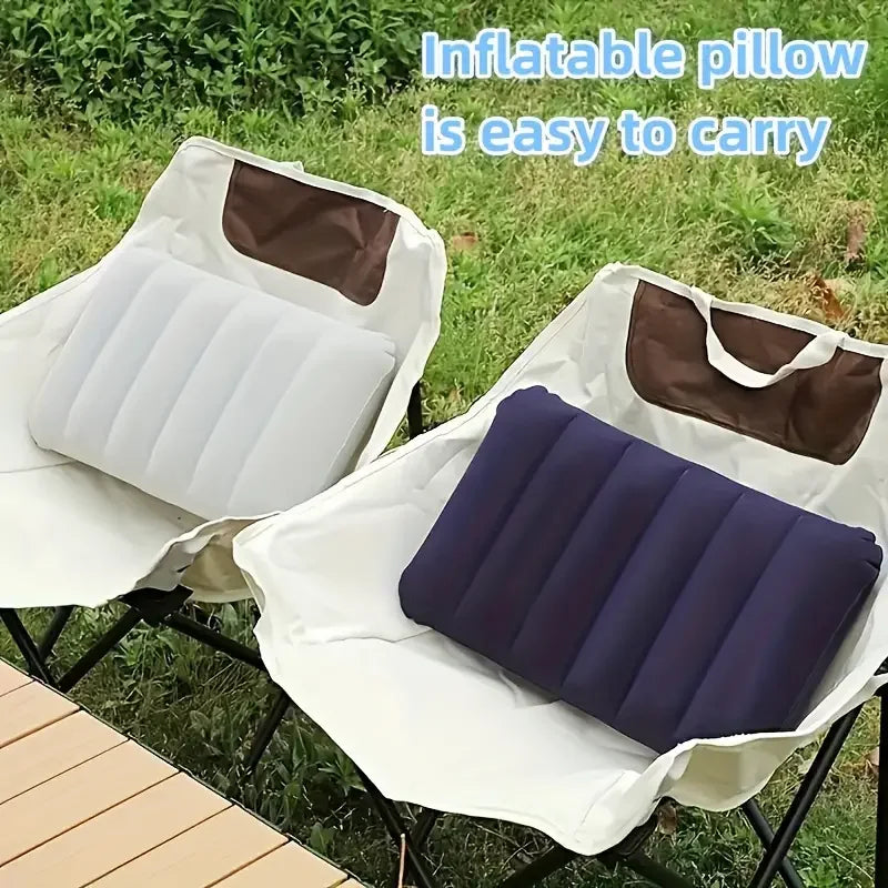 Inflatable Travel Pillow Ergonomic Compact & Lightweight