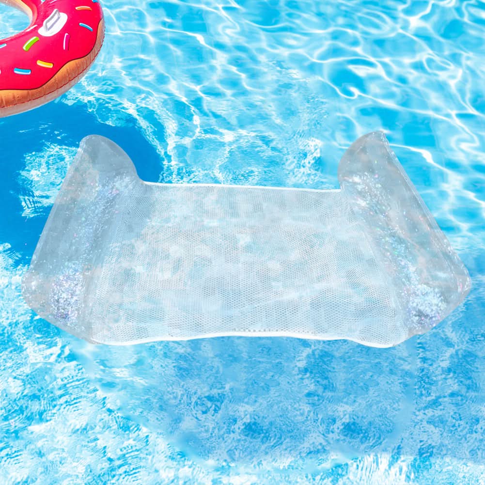 Inflatable Water Hammock Breathable Mesh Lightweight Foldable