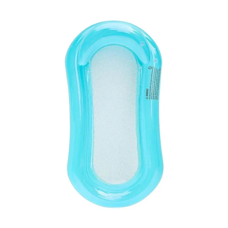 Inflatable Water Hammock Ergonomic Back & Arm Support Lightweight PVC