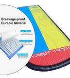 Inflatable Water Slide Integrated Sprinkler & Dual Lanes