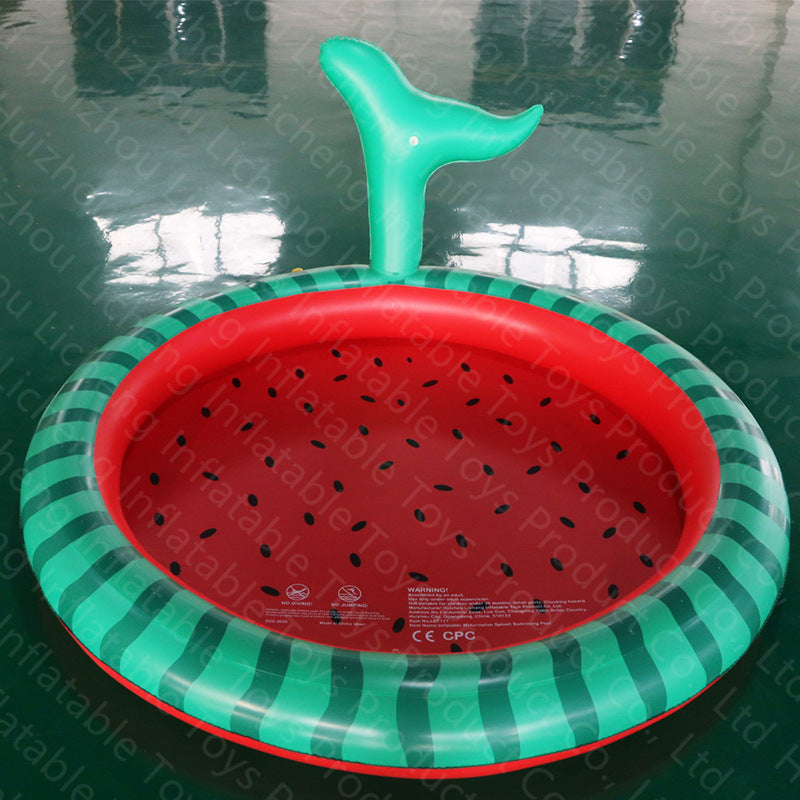 Inflatable Water Toy Watermelon Design Integrated Spray