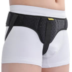 Inguinal Hernia Belt Adjustable Fit Removable Compression Pad