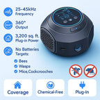 Insect Repeller Ultrasonic Plug-In Chemical-Free