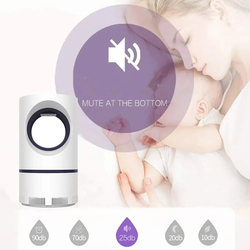 Insect Trap UV Light Quiet Suction Indoor & Outdoor
