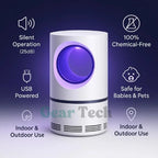 Insect Trap UV Light Quiet Suction Indoor & Outdoor