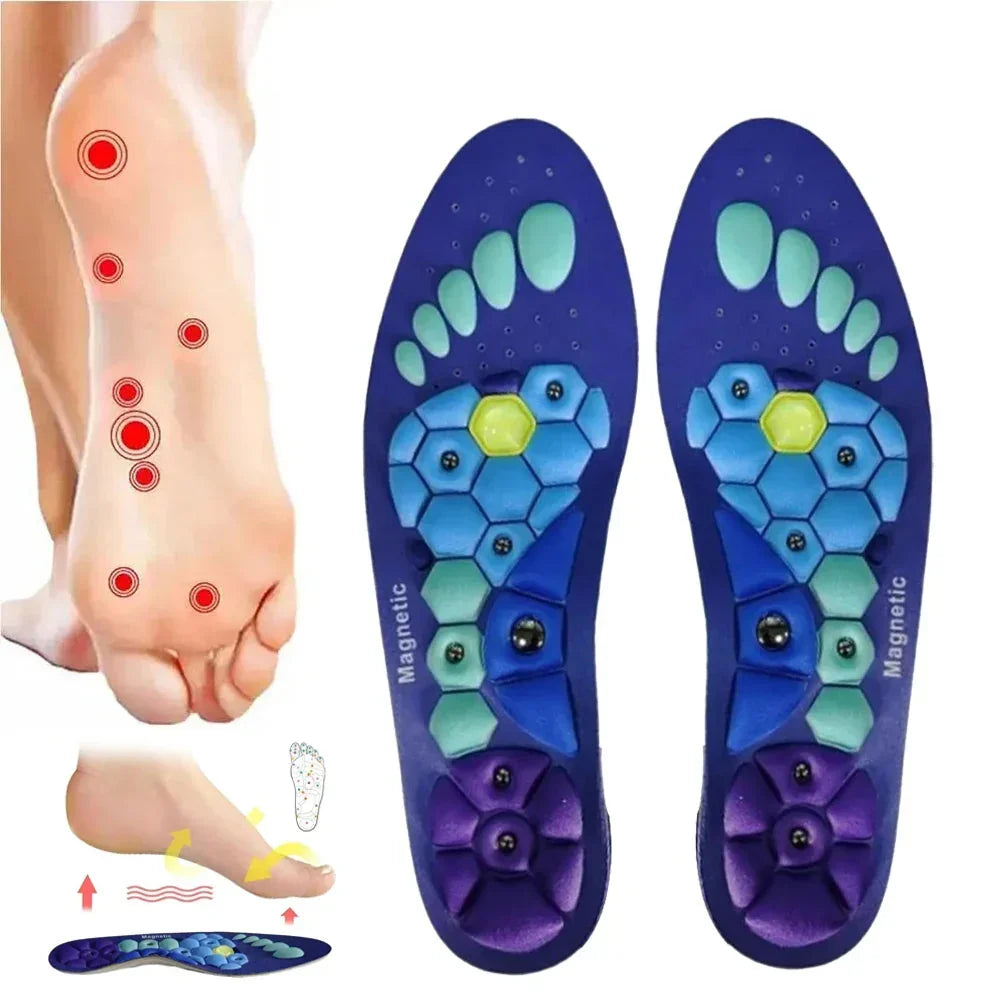 Insoles 7-Magnet Acupressure Trim-to-Fit