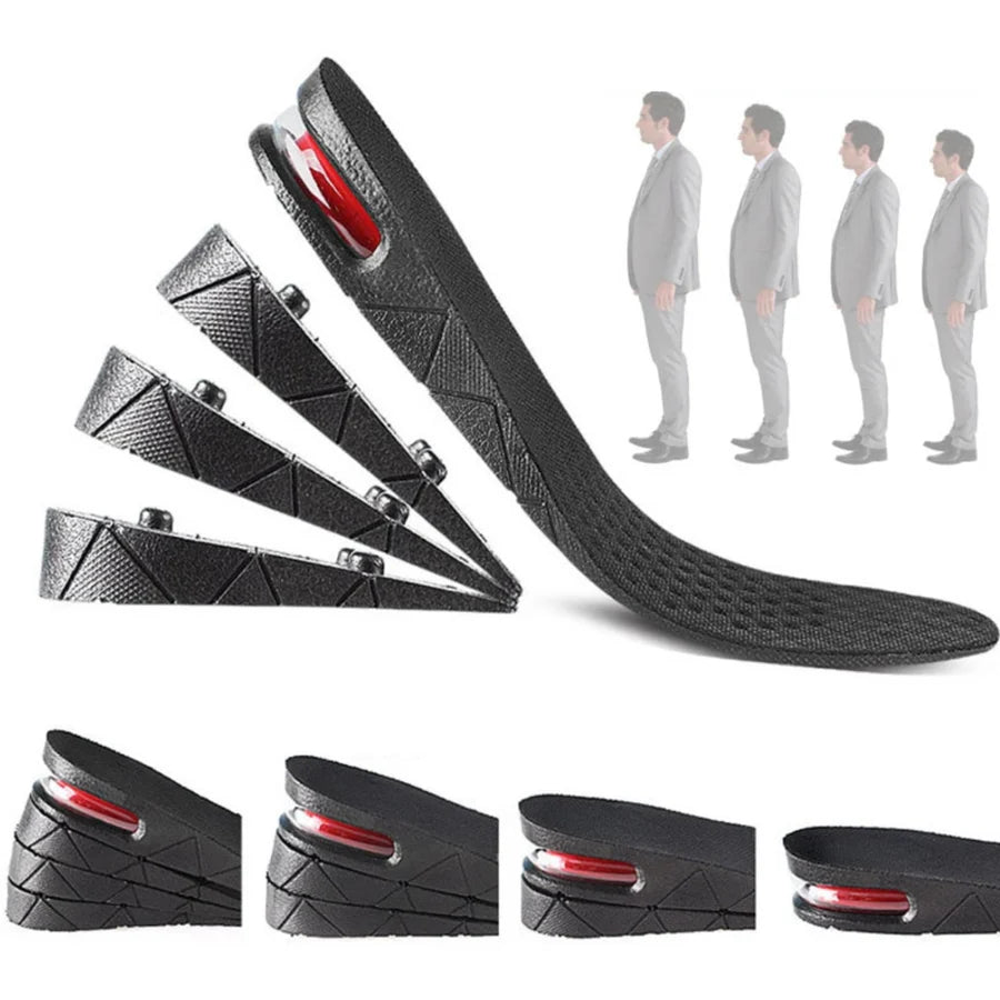 Insoles Adjustable Up To 3.5 Inch Shock-Absorbing Breathable