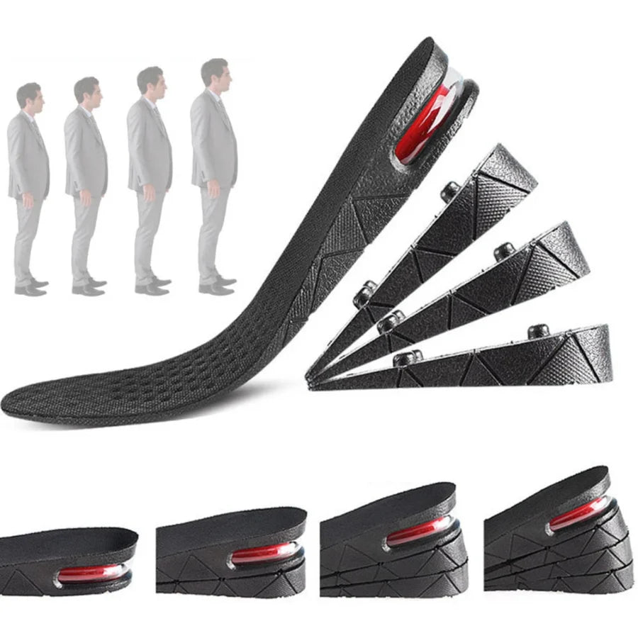 Insoles Adjustable Up To 3.5 Inch Shock-Absorbing Breathable