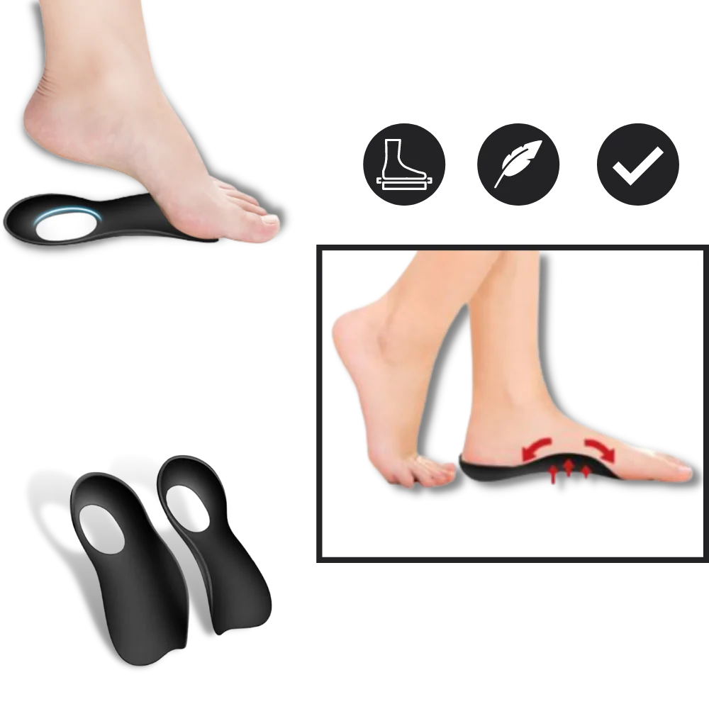 Insoles Anatomical Arch Support Four-Zone Shock-Absorbing