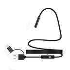 Inspection Camera Slim 5.5mm Probe LED Lighting IP67 Waterproof